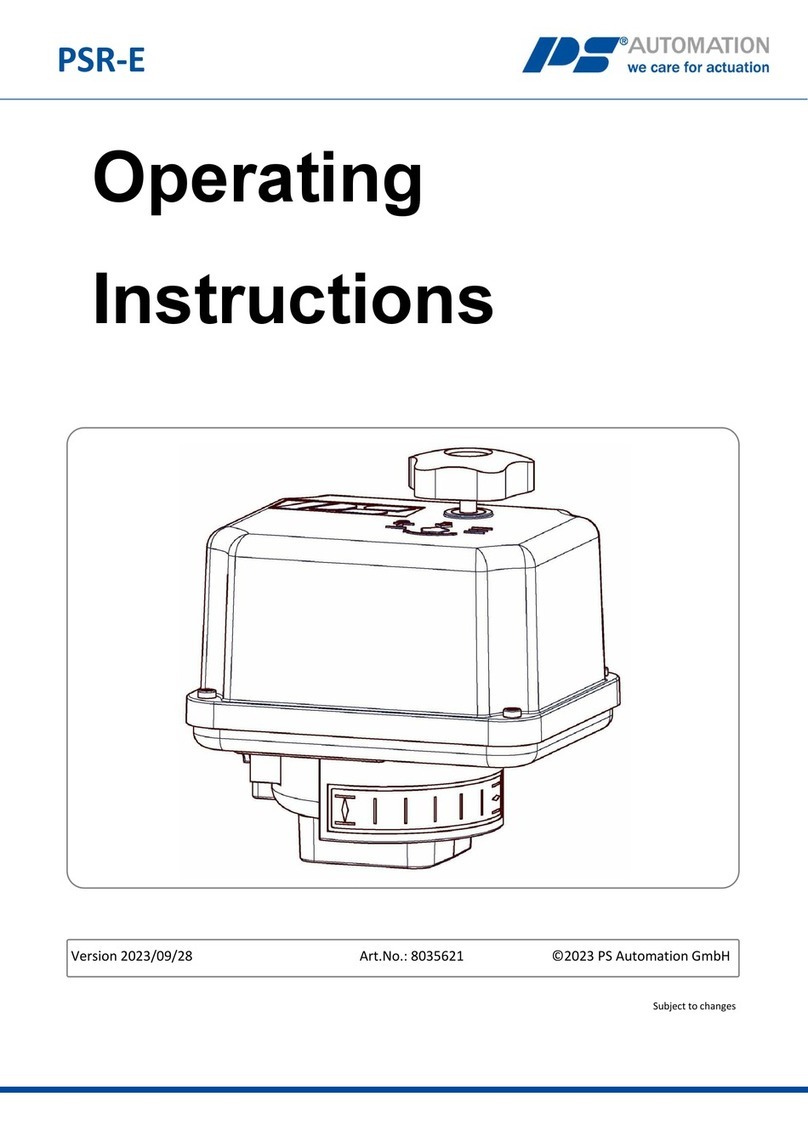 PS Automation PSR-E25 User manual