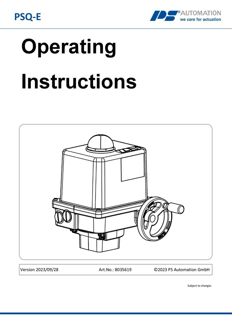 PS Automation PSQ-E130 User manual