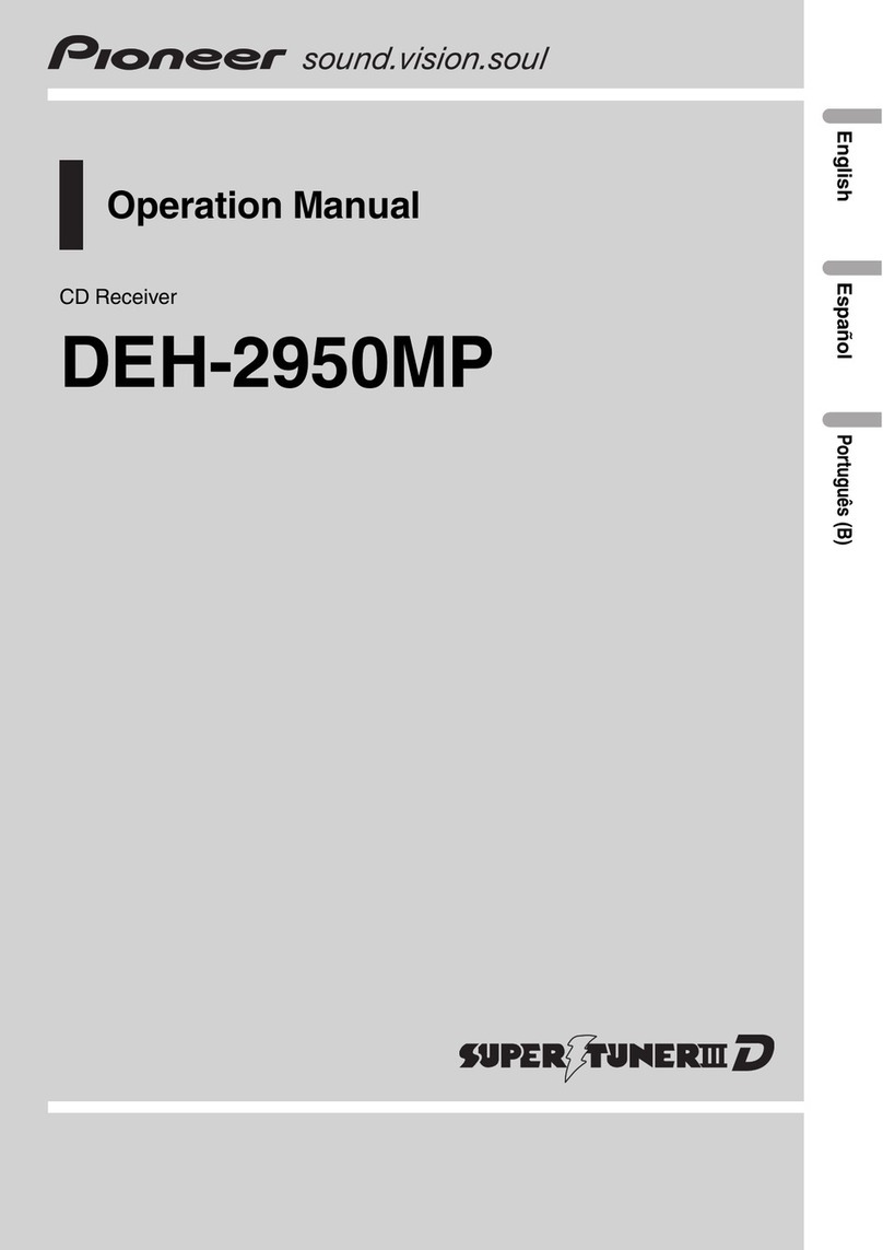 Pioneer DEH2950P Operation manual