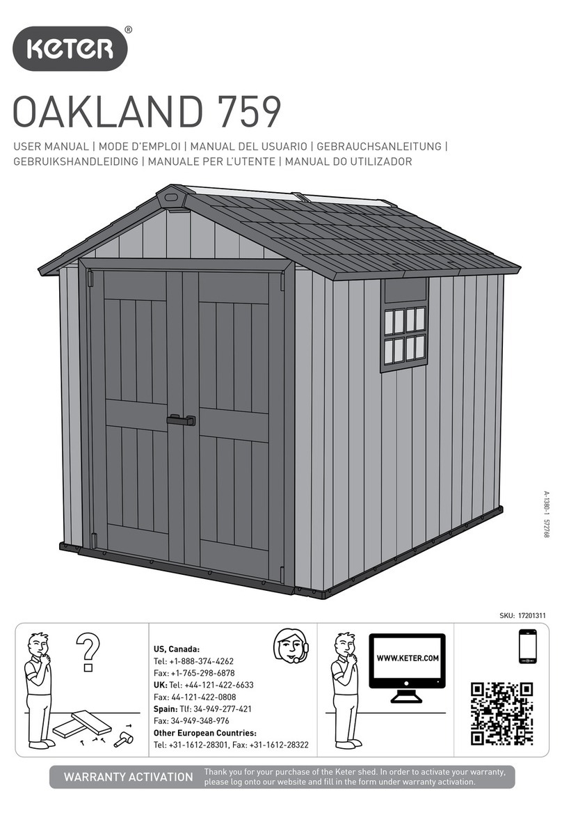 Keter OAKLAND 759 User manual