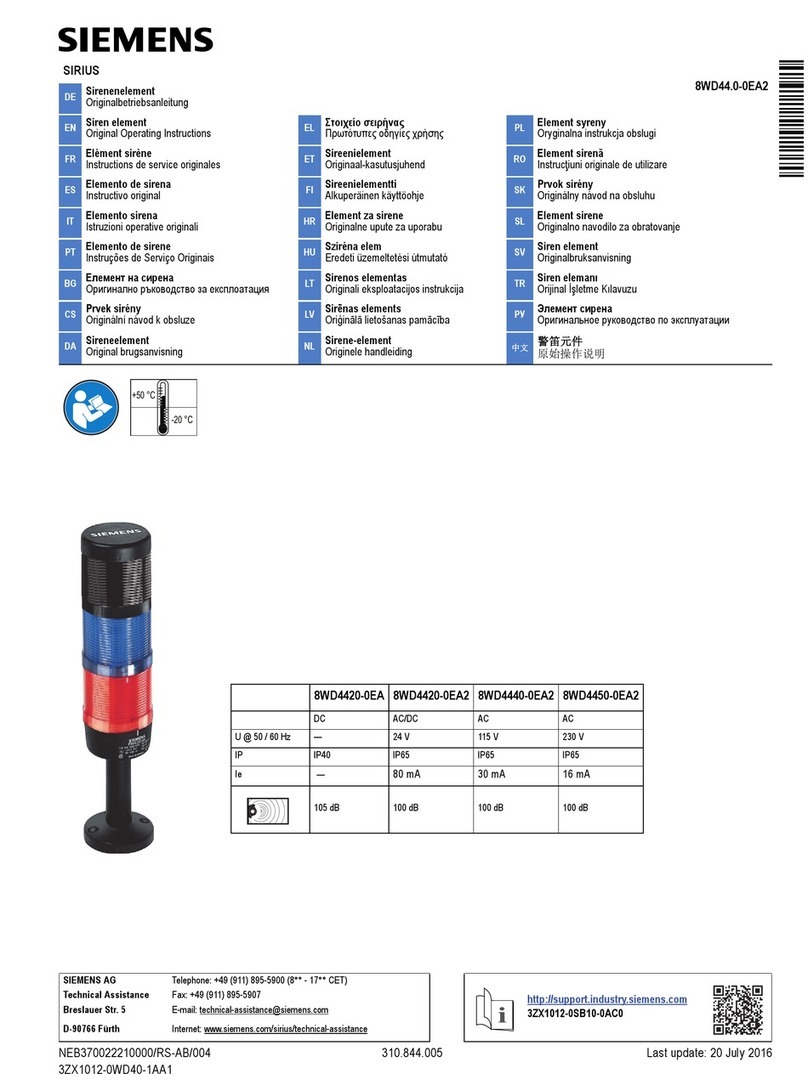 Siemens SIRIUS 8WD4420-0EA Original operating instructions