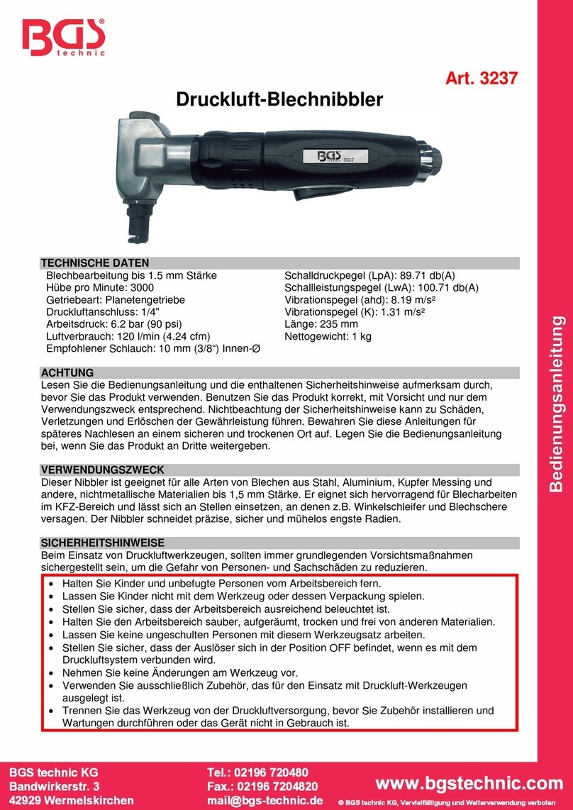 BGS technic 3237 User manual BGS technic 3237 User manual