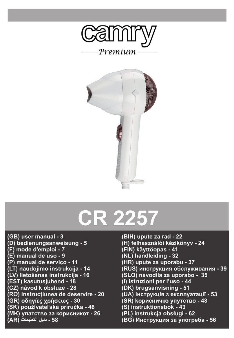 camry Premium CR 2257 user manual