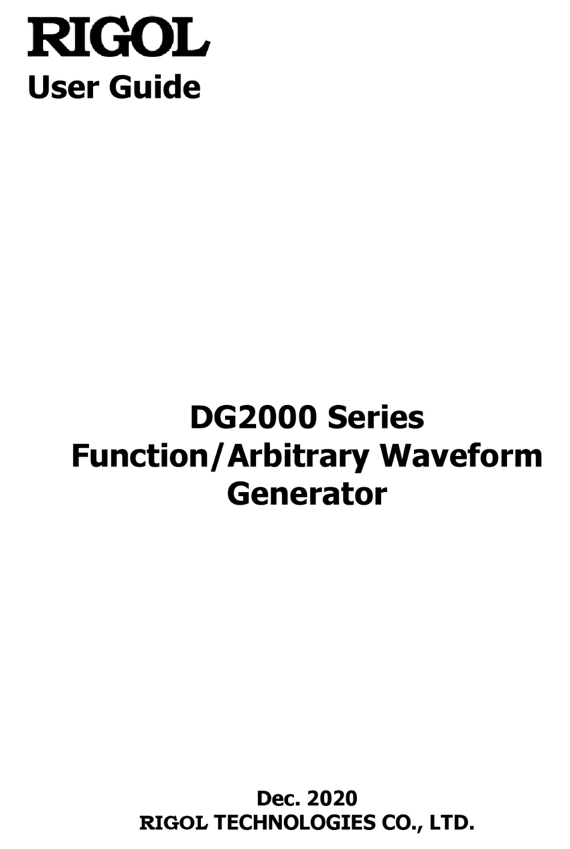 Rigol DG2052 User manual