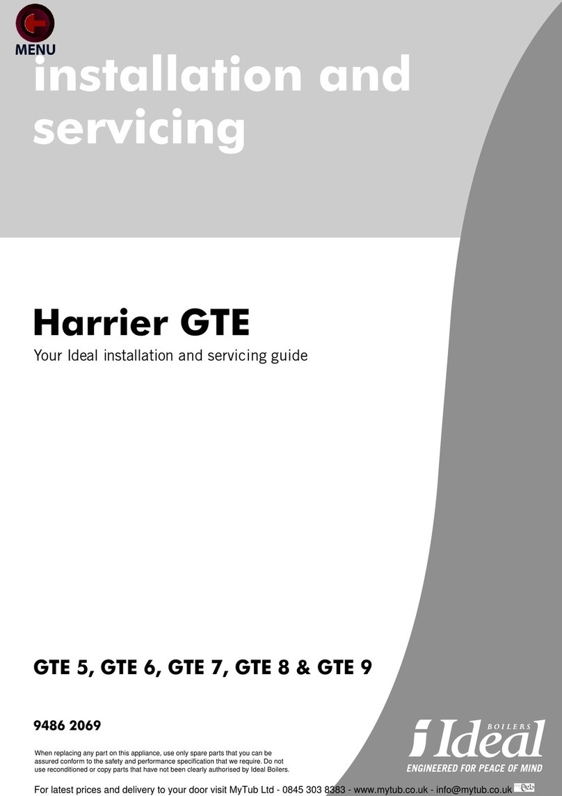 IDEAL Harrier GTE 5 User manual