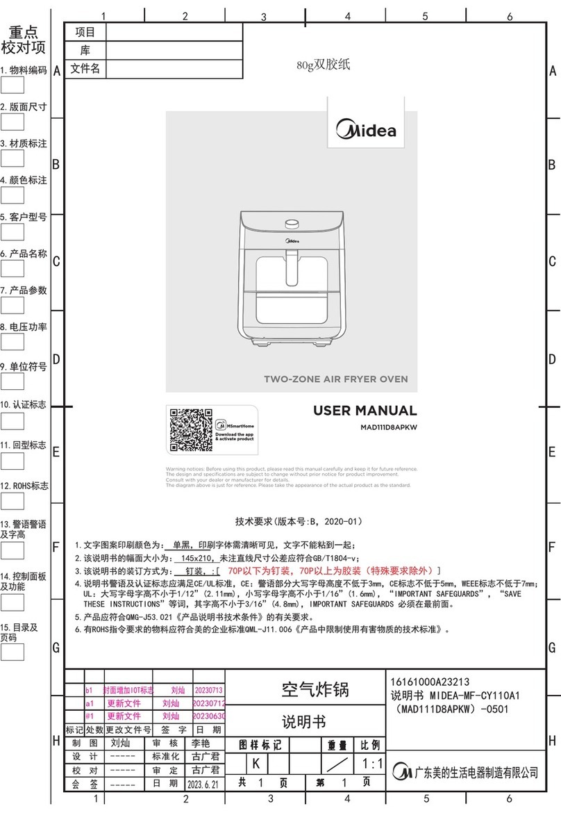 Midea MAD111D8APKW user manual