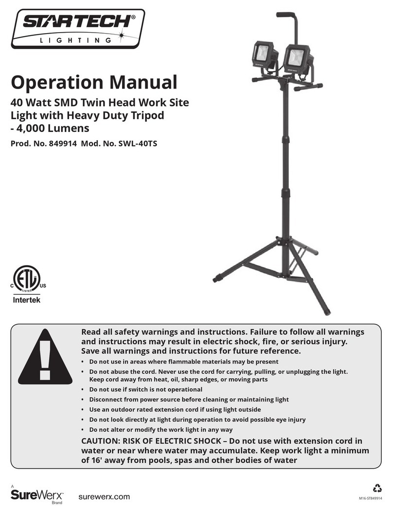 StarTech.com SWL-40TS Operation manual