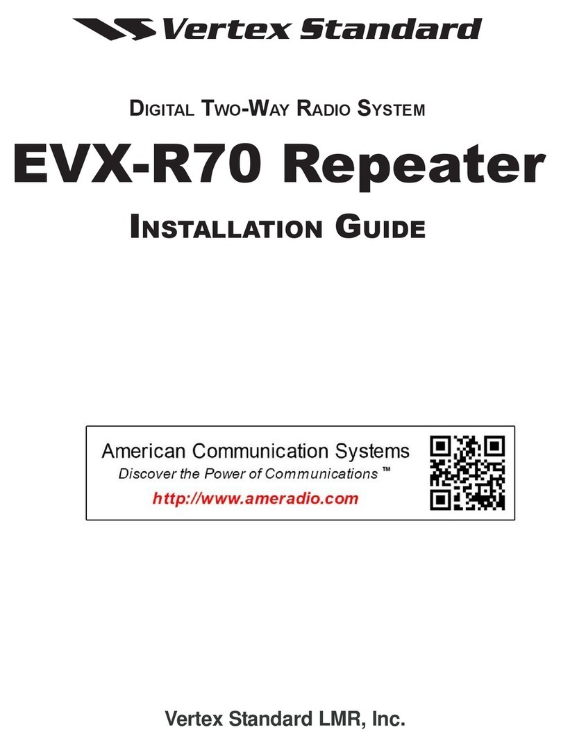 Vertex Standard EVX-R70 installation guide