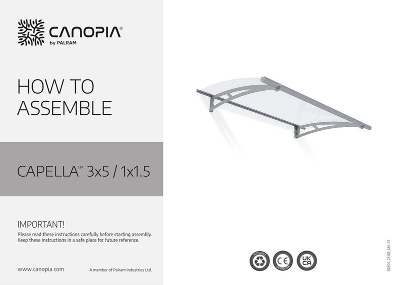 Palram CANOPIA CAPELLA 3x5 Administrator Guide