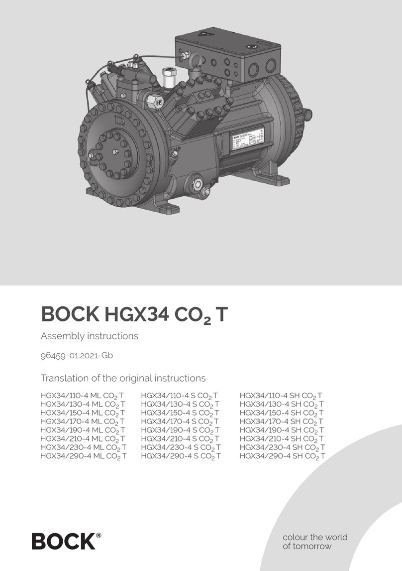 BOCK HGX34/110-4 ML CO2 T Assembly instructions