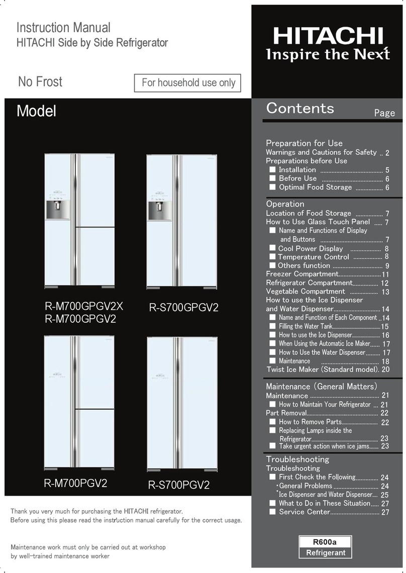 Hitachi R-M700GPGV2X User manual