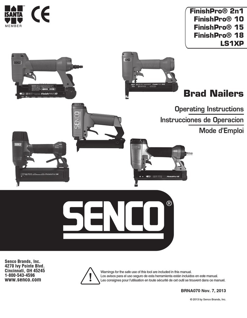 ISANTA SENCO FinishPro 2n1 operating instructions