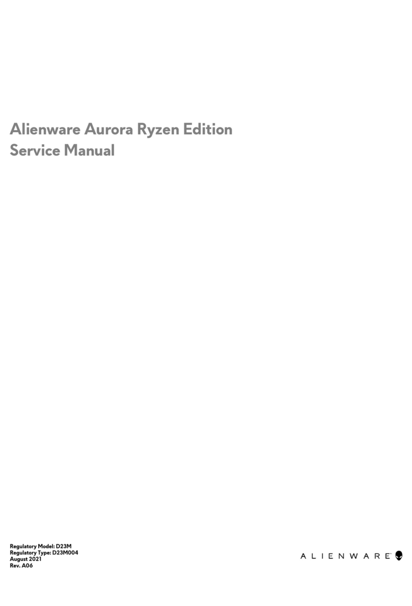 Dell Alienware Aurora Ryzen Edition User manual