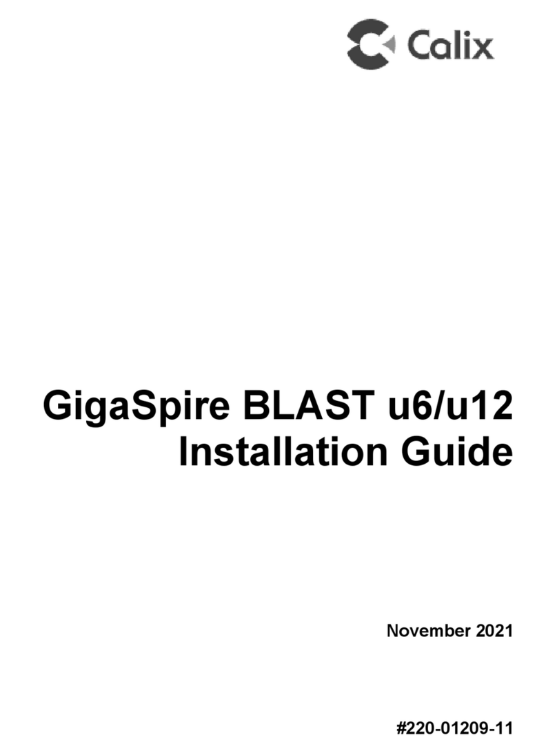 Calix GigaSpire BLAST u12 installation guide