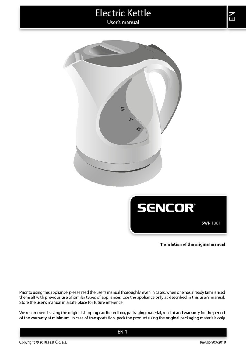 Sencor SWK 1001 User manual