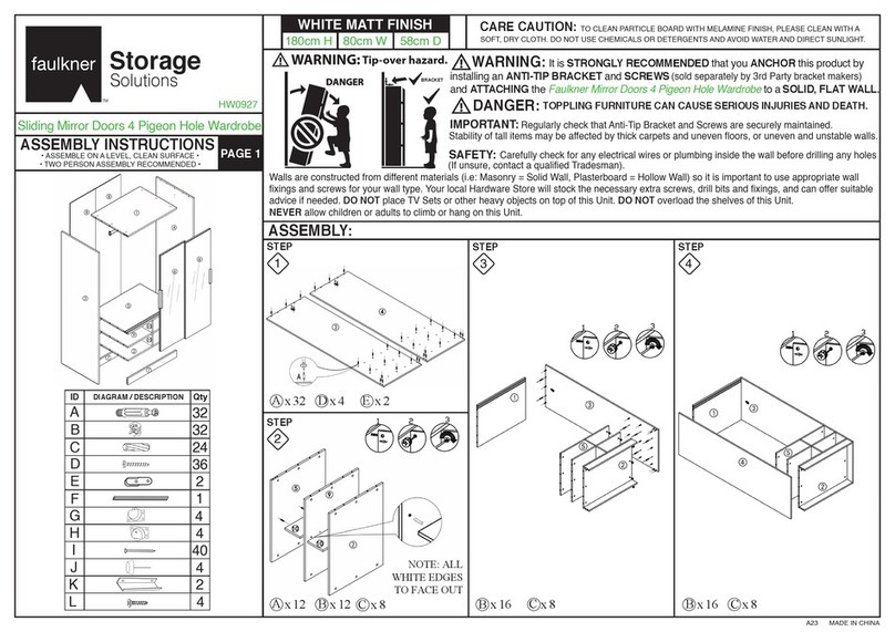 faulkner HW0927 User manual