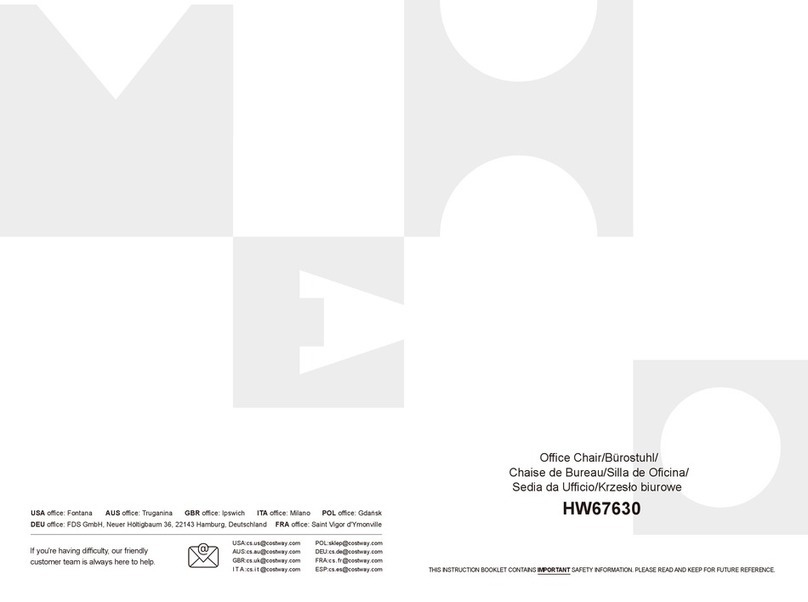 Costway HW67630 Instruction booklet Costway HW67630 Instruction booklet