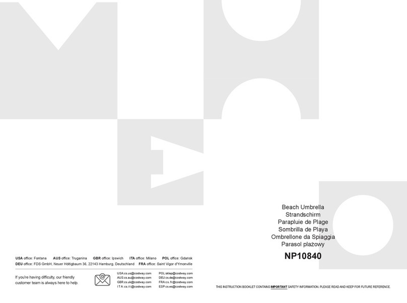 Costway NP10840 Instruction booklet