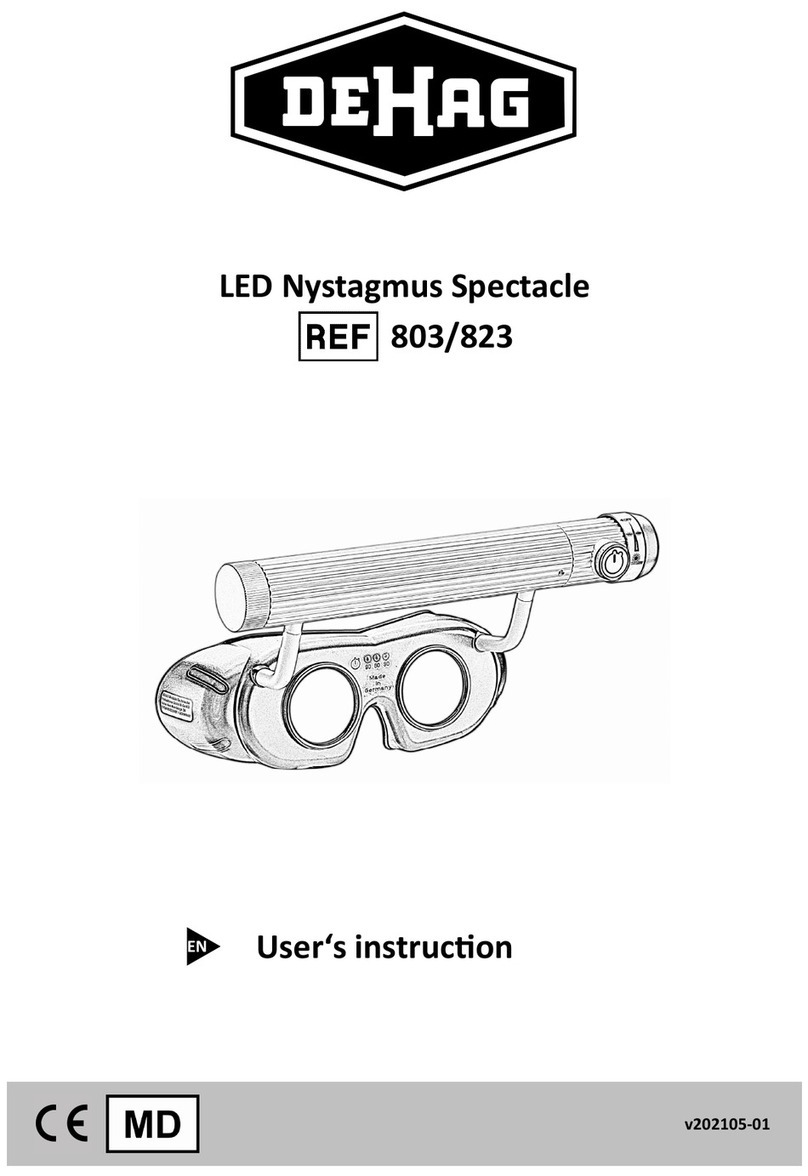 DEHAG 803 User instructions
