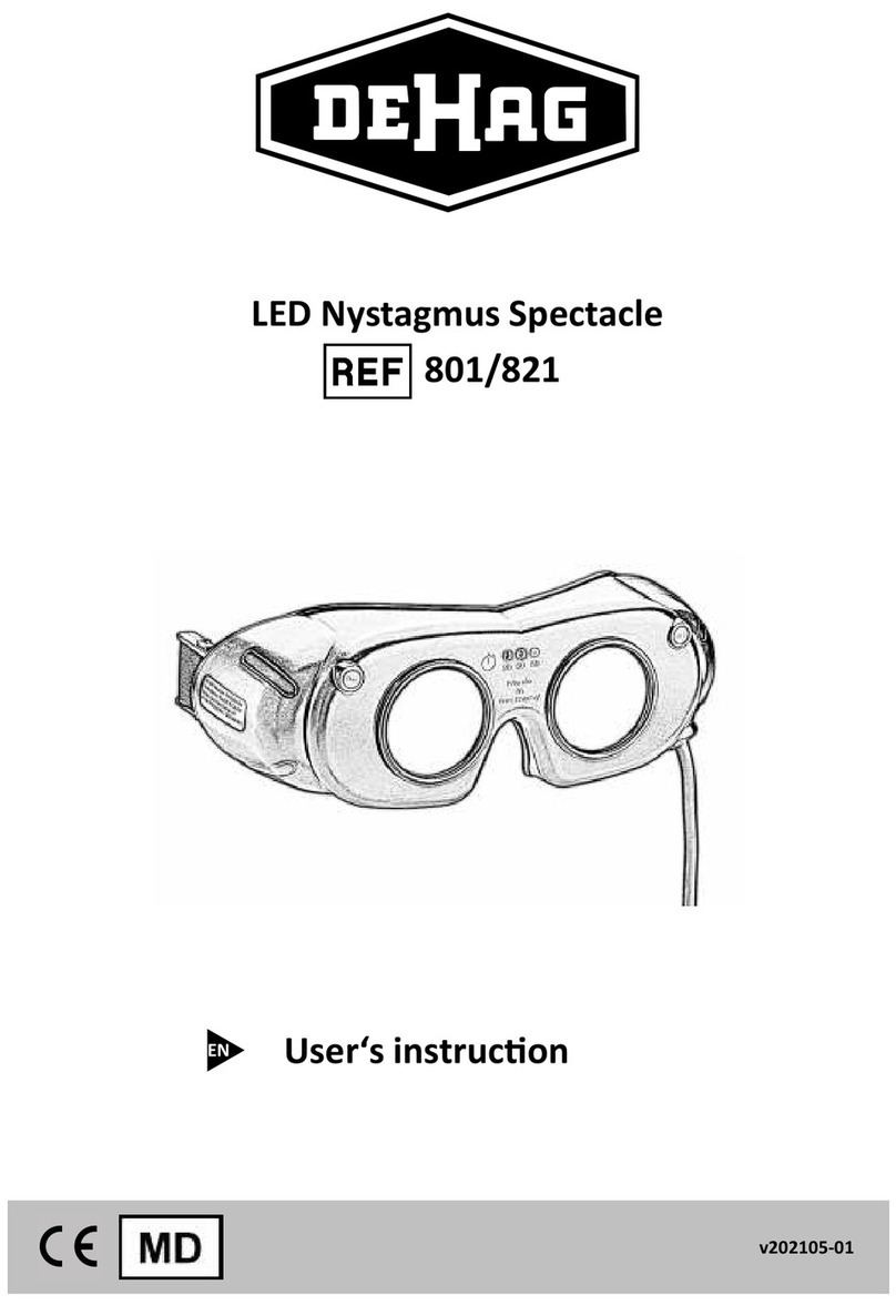 DEHAG 801 User instruction