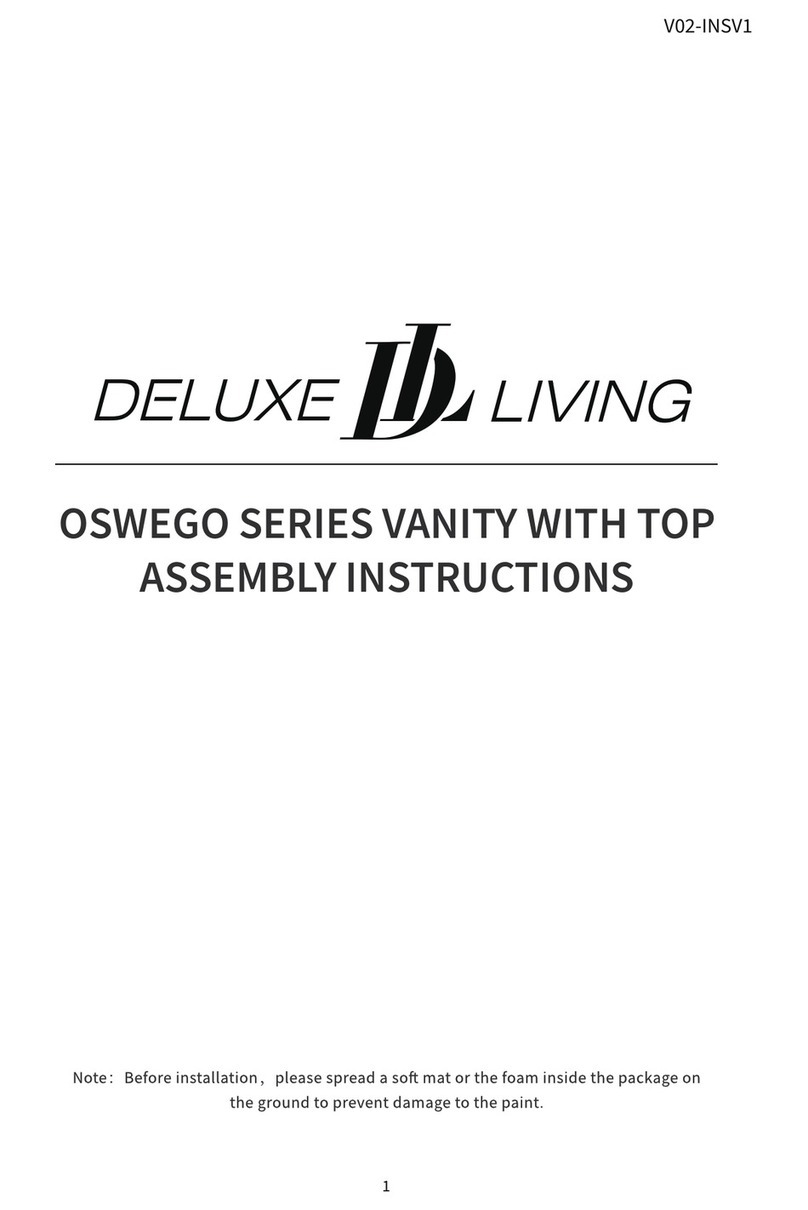 DELUXE LIVING OSWEGO Series Assembly instructions