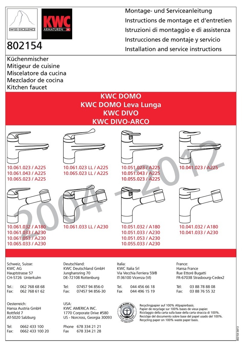 KWC A180 Quick guide