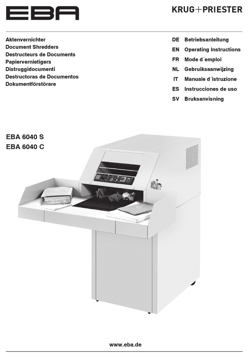 KRUG+PRIESTER EBA 6040 S operating instructions