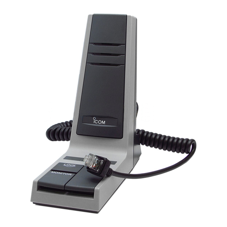 Icom SM-26 User manual
