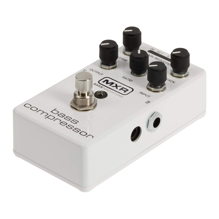 mxr M87 user manual