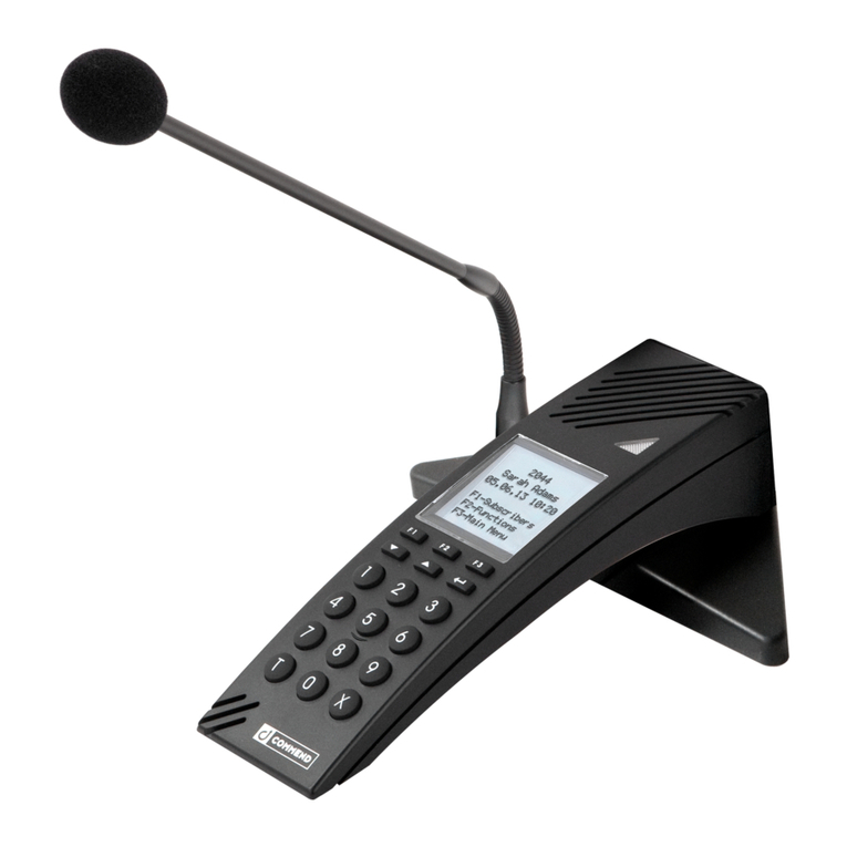 Commend 200 series User manual