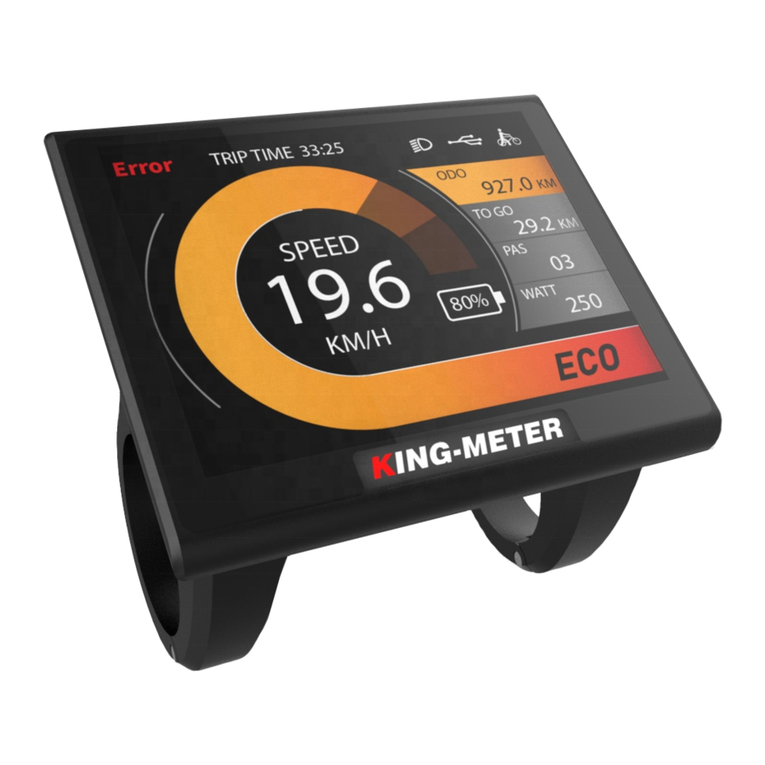 King-Meter K5242 LCD User manual