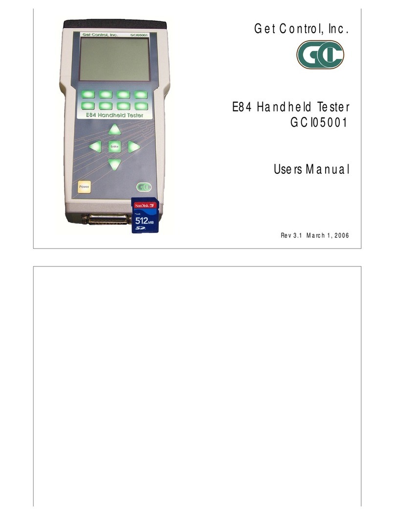Get Control E84 User manual