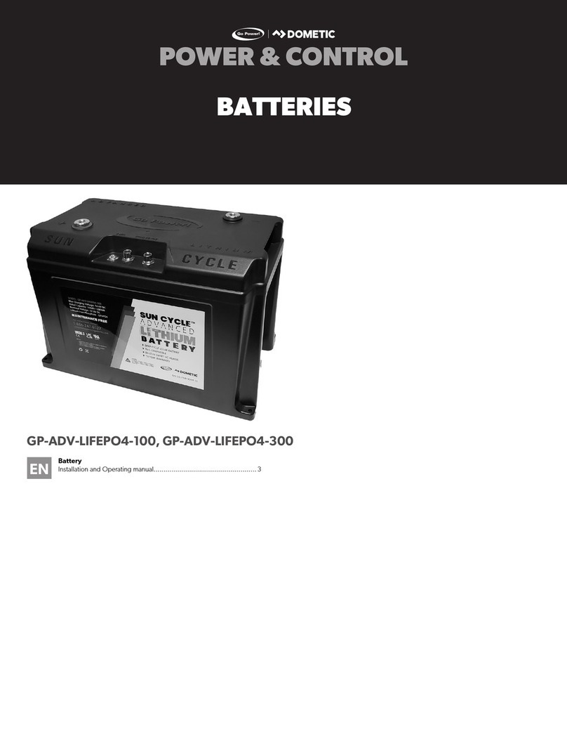 Dometic Go Power! GP-ADV-LiFePO4-100 User manual