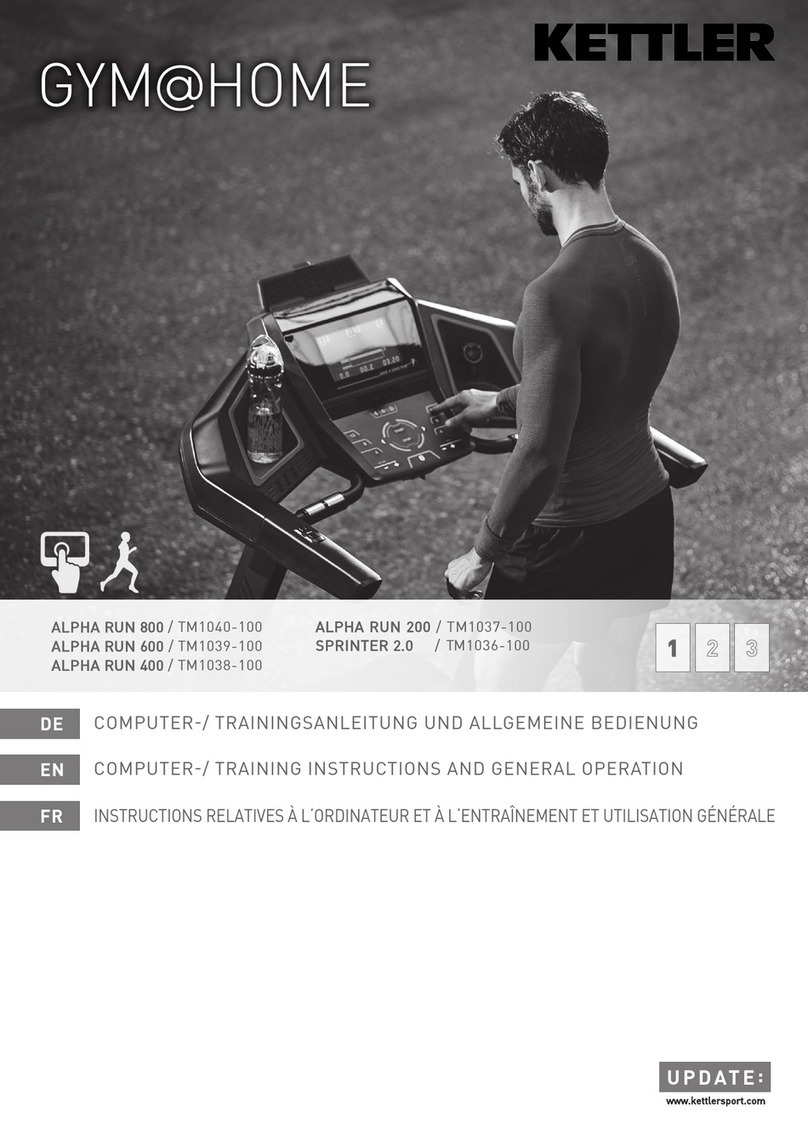 Kettler GYMAHOME SPRINTER 2.0 instructions
