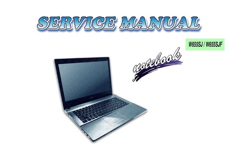 Clevo W655SJ Service manual