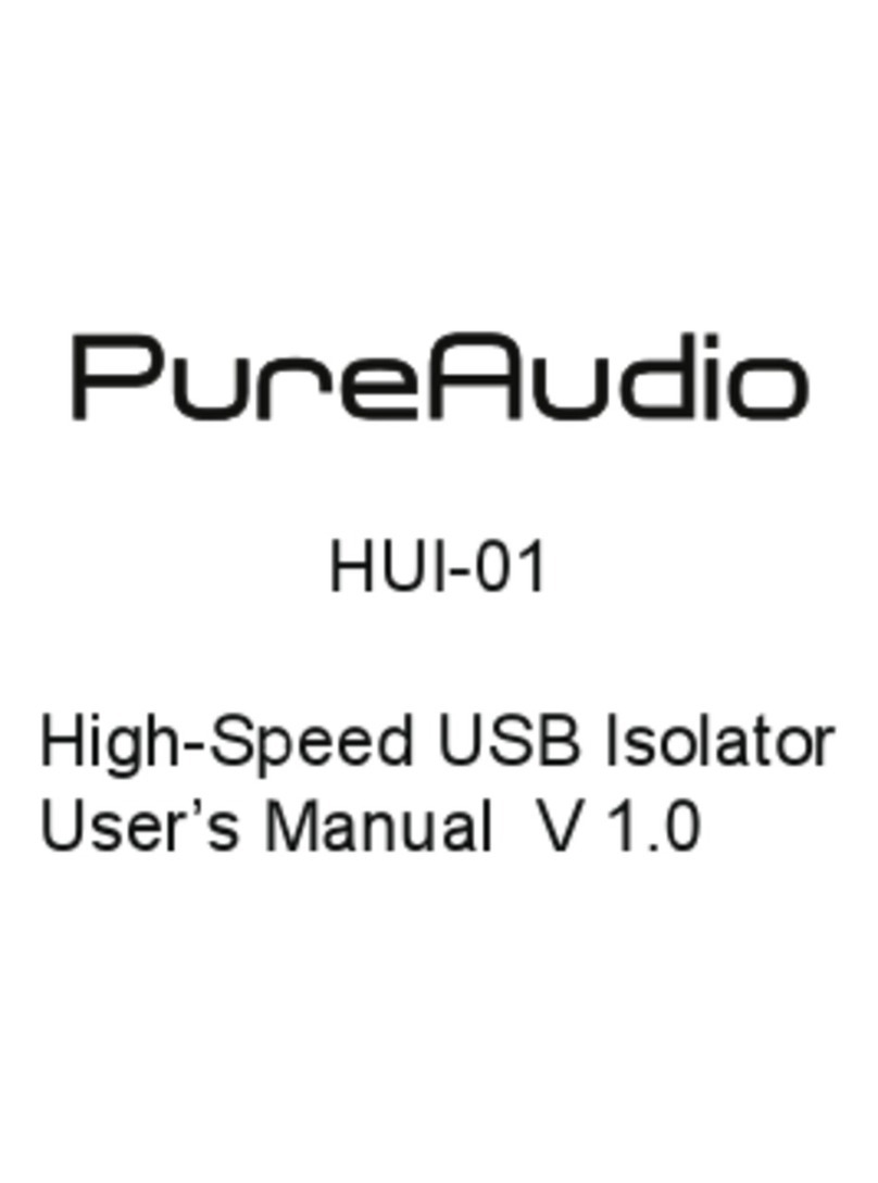 PureAudio HUI-01 user manual