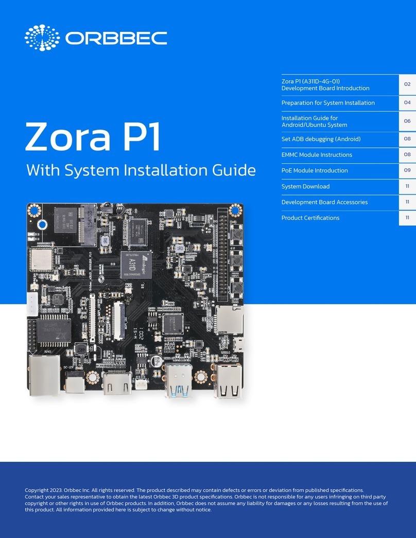 ORBBEC Zora P1 installation guide