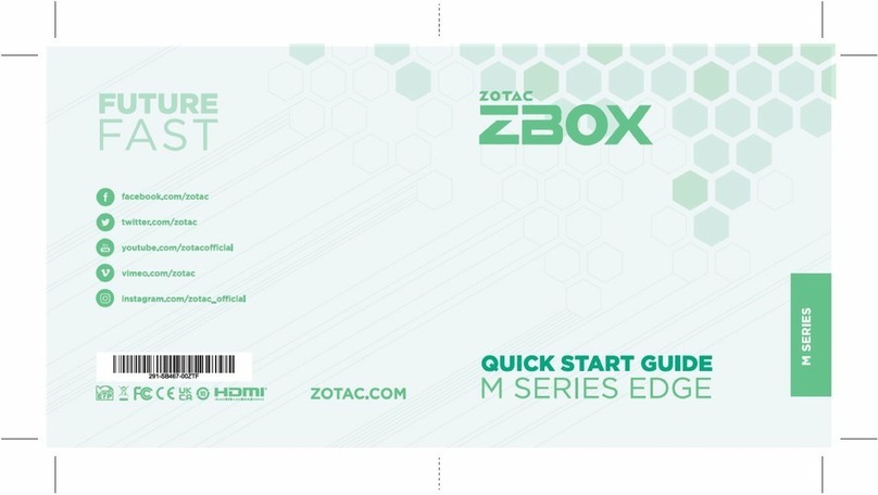 Zotac ZBOX MI648 User manual
