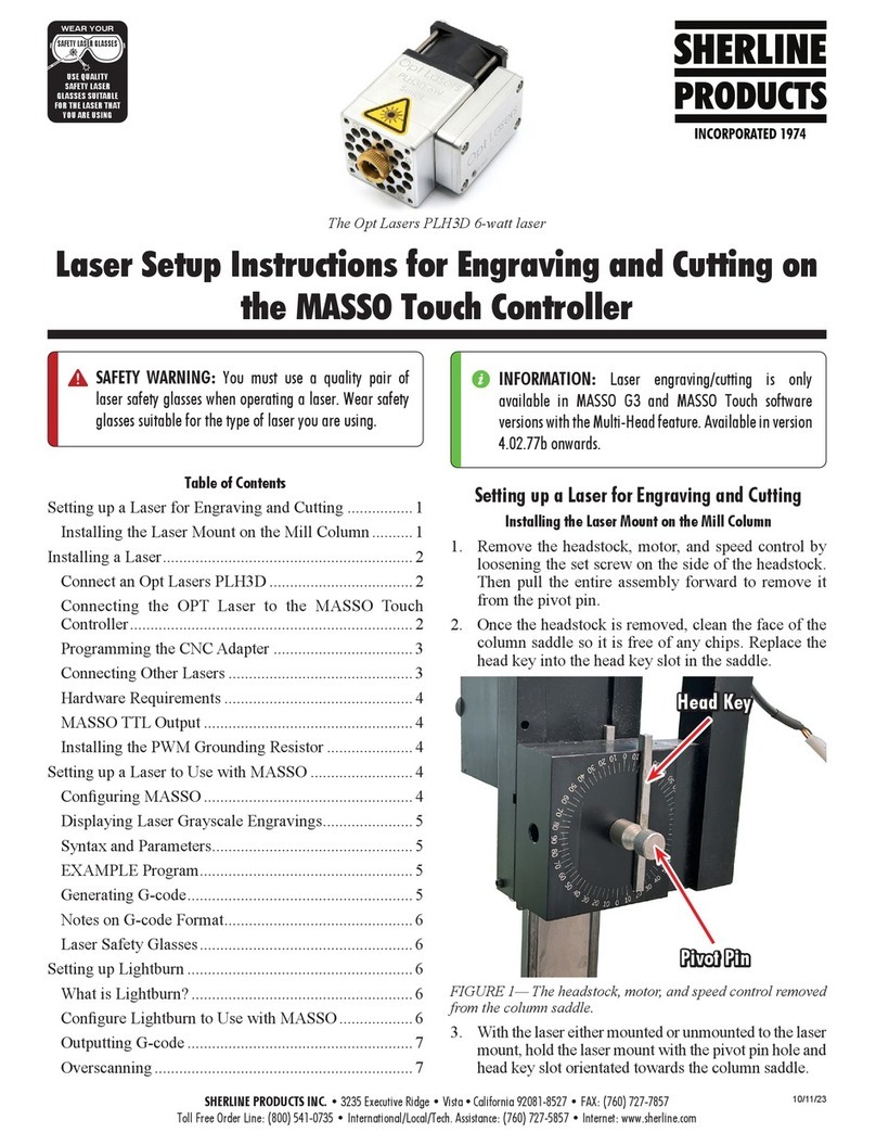 Sherline Products MASSO quick start guide Sherline Products MASSO quick start guide