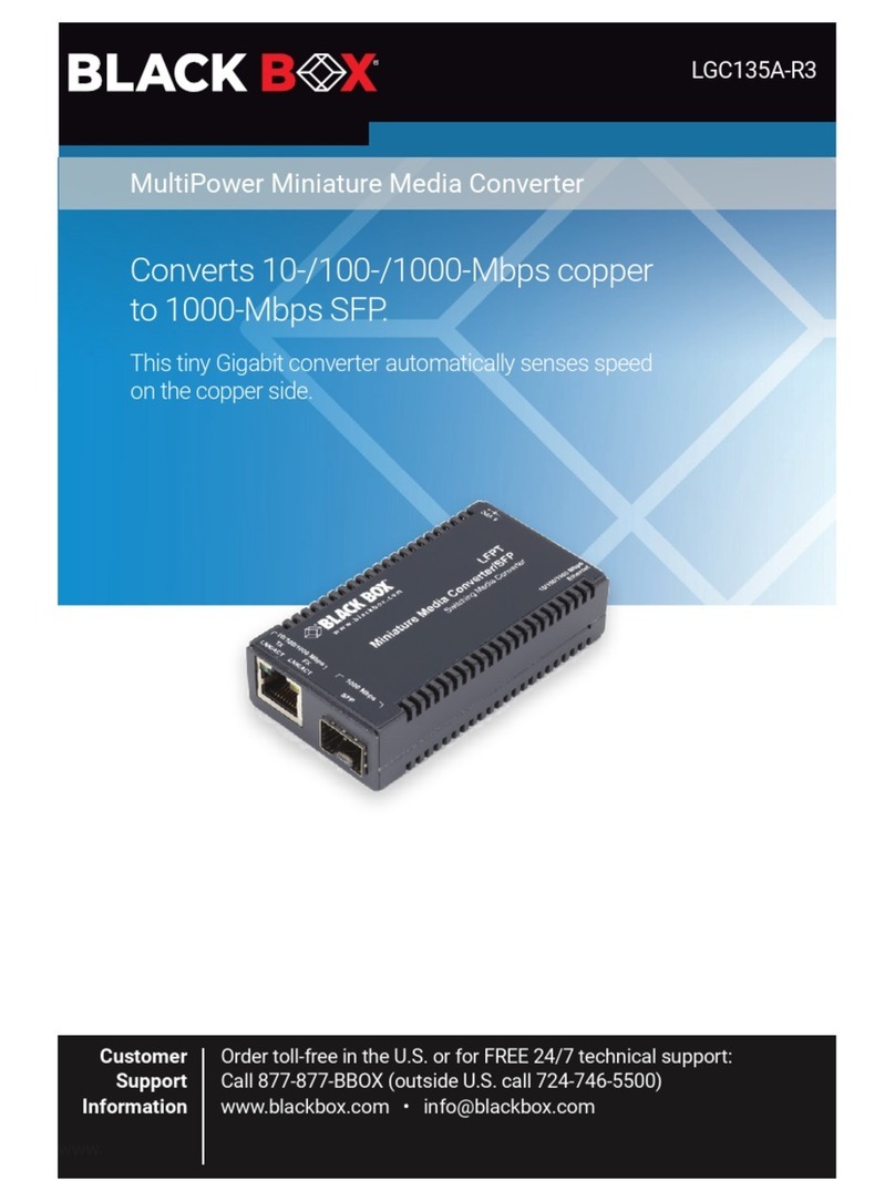 Black Box LGC135A-R3 User manual