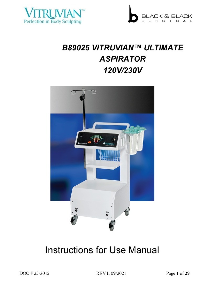 BLACK & BLACK SURGICAL VITRUVIAN B89025 Instructions for use manual BLACK & BLACK SURGICAL VITRUVIAN B89025 Instructions for use manual