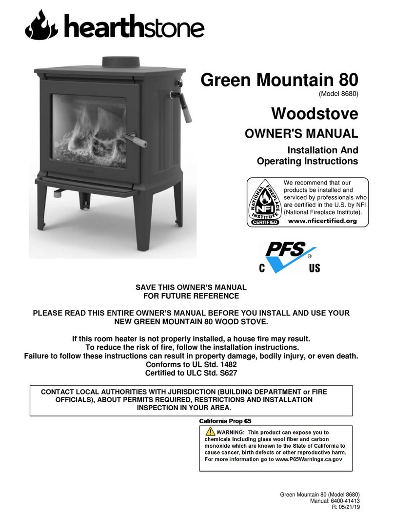 HearthStone 8680 User manual HearthStone 8680 User manual