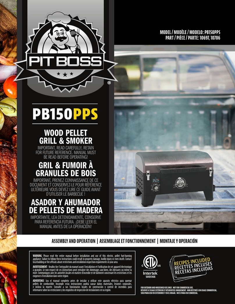 Pit Boss 10697 Assembly and operation