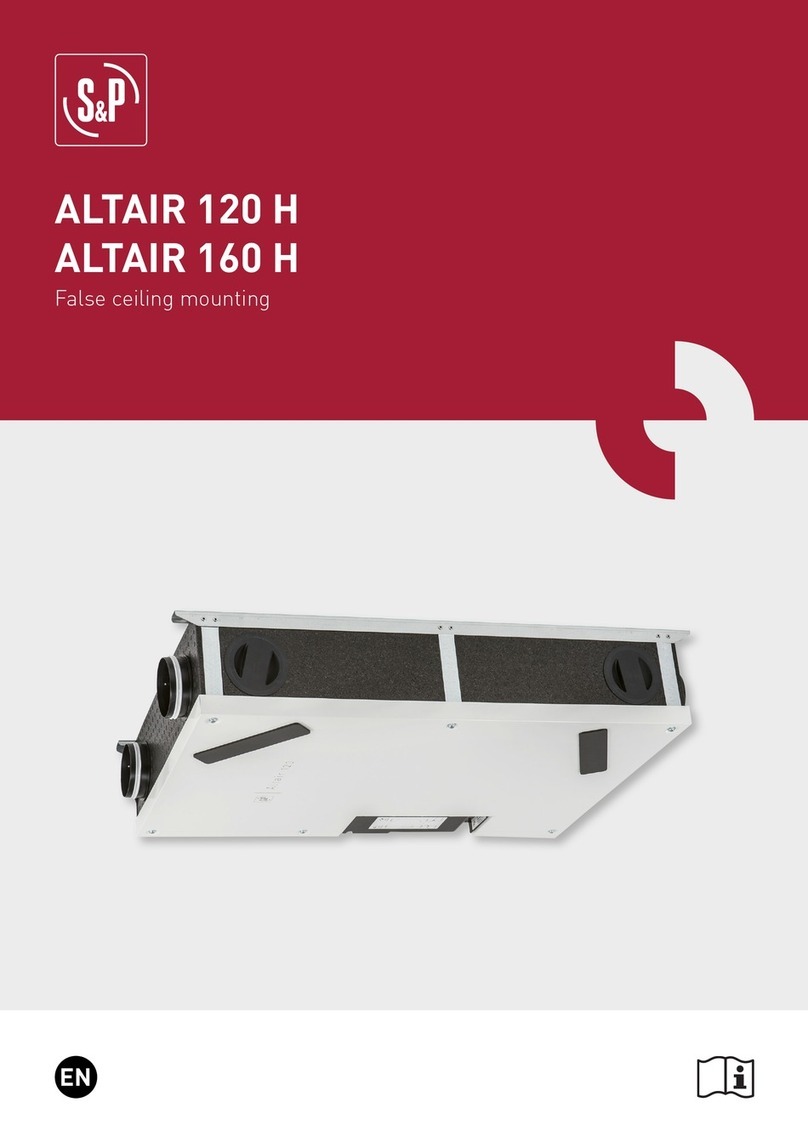 S&P ALTAIR 160 H User manual