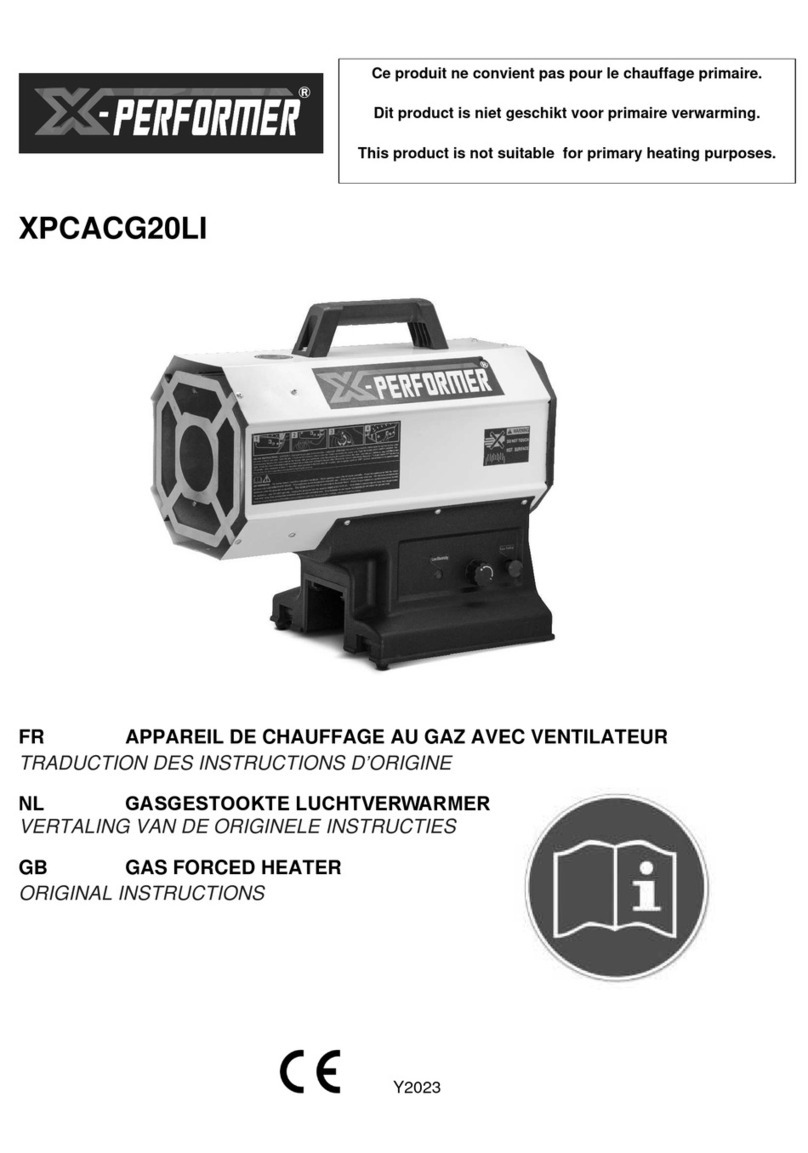 X-PERFORMER XPCACG20LI Original instructions