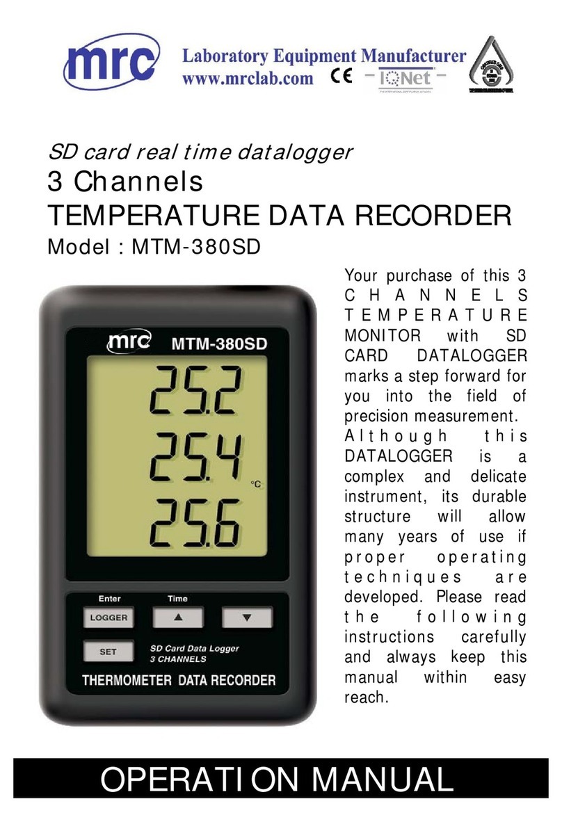 MRC MTM-380SD Operation manual