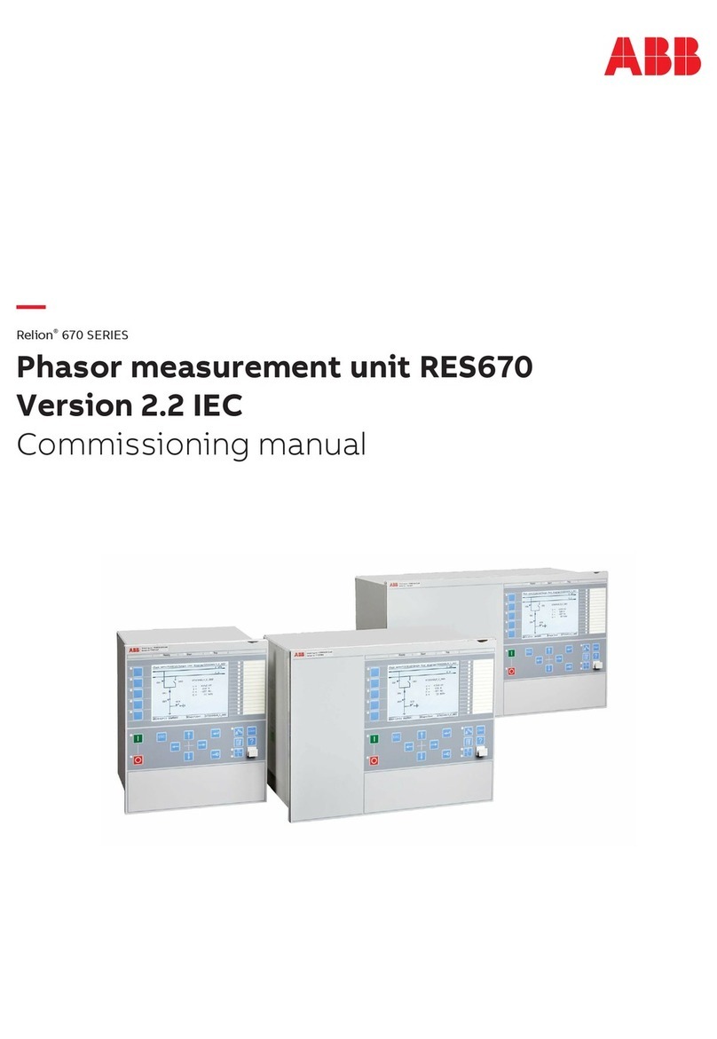 ABB Relion 670 series Quick start guide