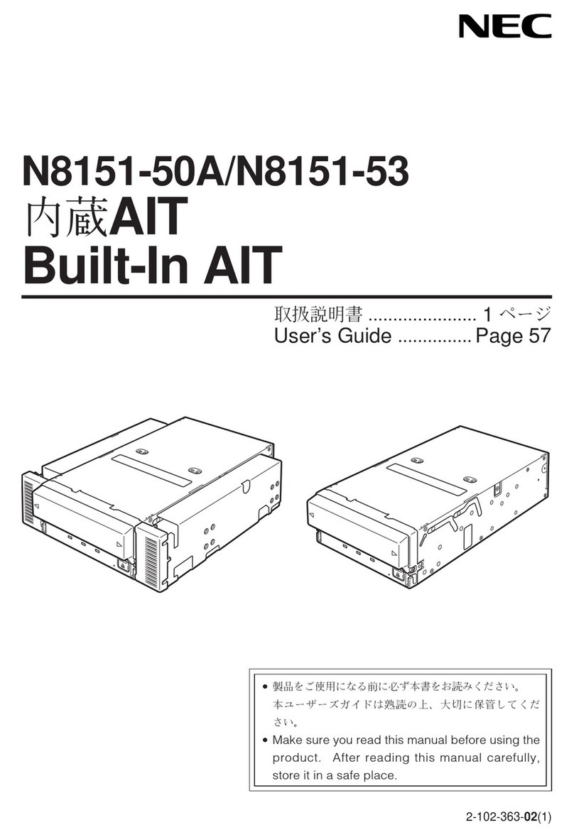 NEC N8151-50A User manual NEC N8151-50A User manual
