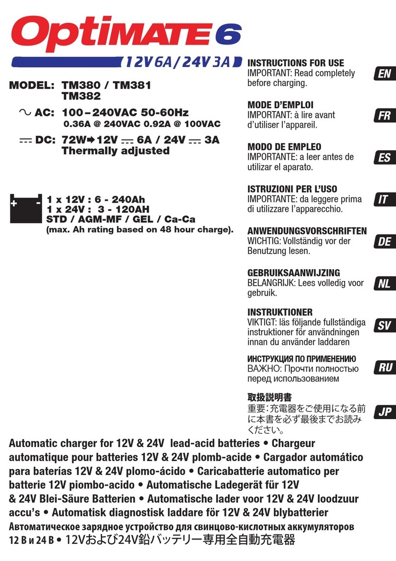 TecMate TM380 User manual