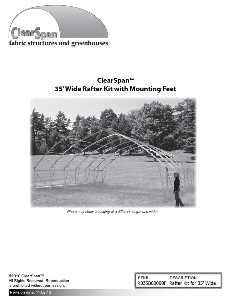 ClearSpan R035B00000F Assembly instructions